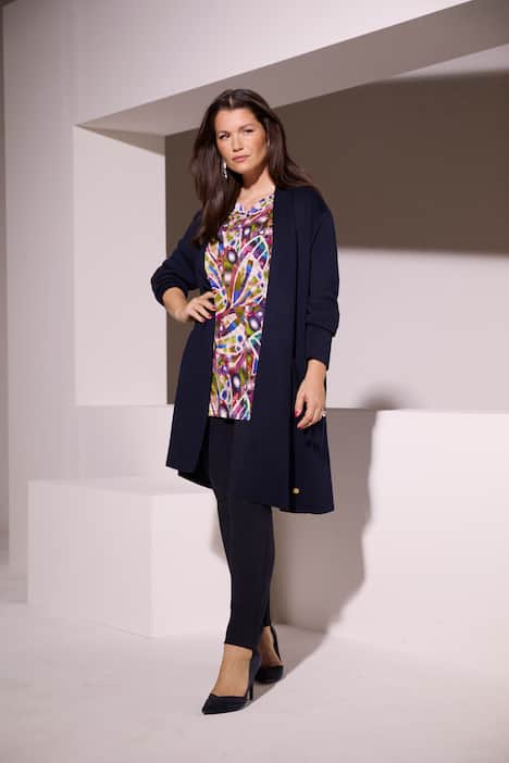 Slinky-Shirt, Classic, Herzausschnitt, Halbarm