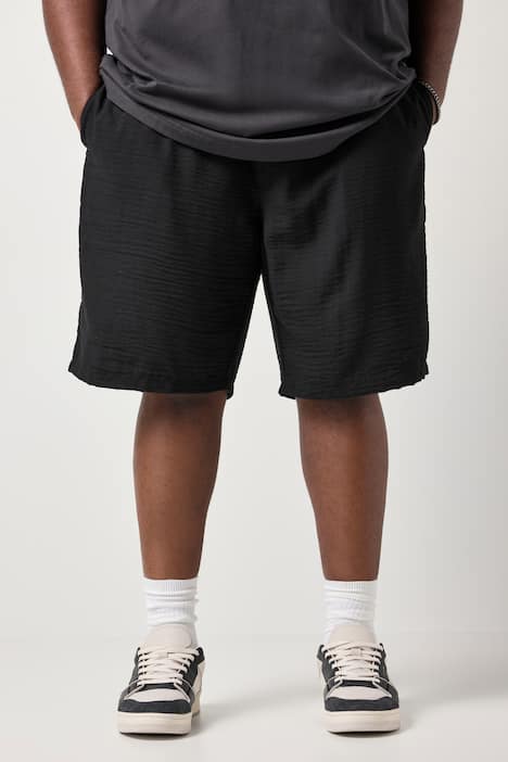 STHUGE bermuda, mousseline, elastische band, Relaxed Fit, tot 8XL