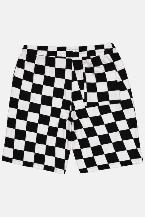 STHUGE Frottee-Bermuda, Muster, Elastikbund, bis 8 XL