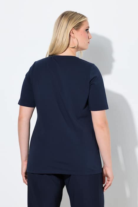 T-shirt col rond et manches courtes, coupe Slim Fit