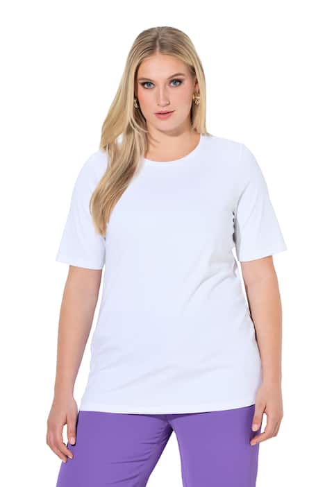 Tričko, přiléhavé, kulatý výstřih, polo rukávy