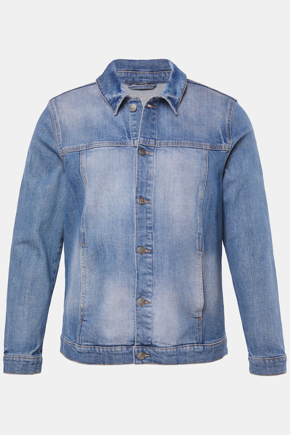 Veste en jean STHUGE, style vintage, patte de boutonnage - jusqu'au 8 XL