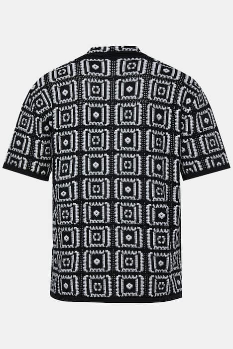 Sweter STHUGE, rękaw 1/2, FLEXLASTIC®, kołnierz kent, do rozm. 8 XL