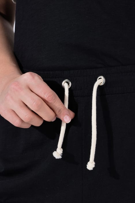 Jupe-culotte, jambe large et taille élastique, bande fantaisie