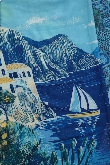 Pareo, vakantiemotief, rok / strandjurk