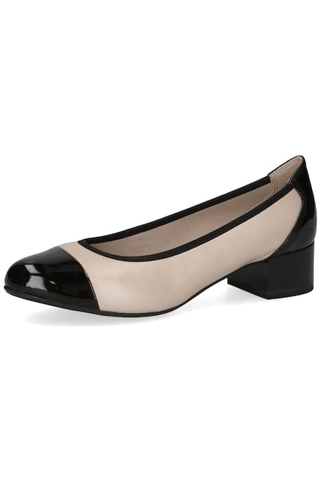 Kožené lodičky Caprice, kůže, šířka H