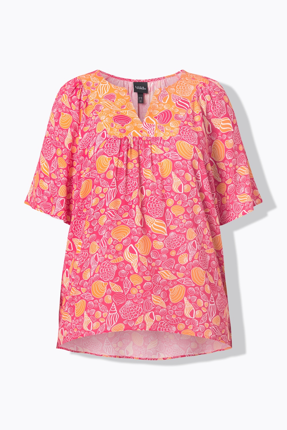 Stora storlekar Tunika, Dam, rosa, storlek: 42/44, Viskos, Ulla Popken