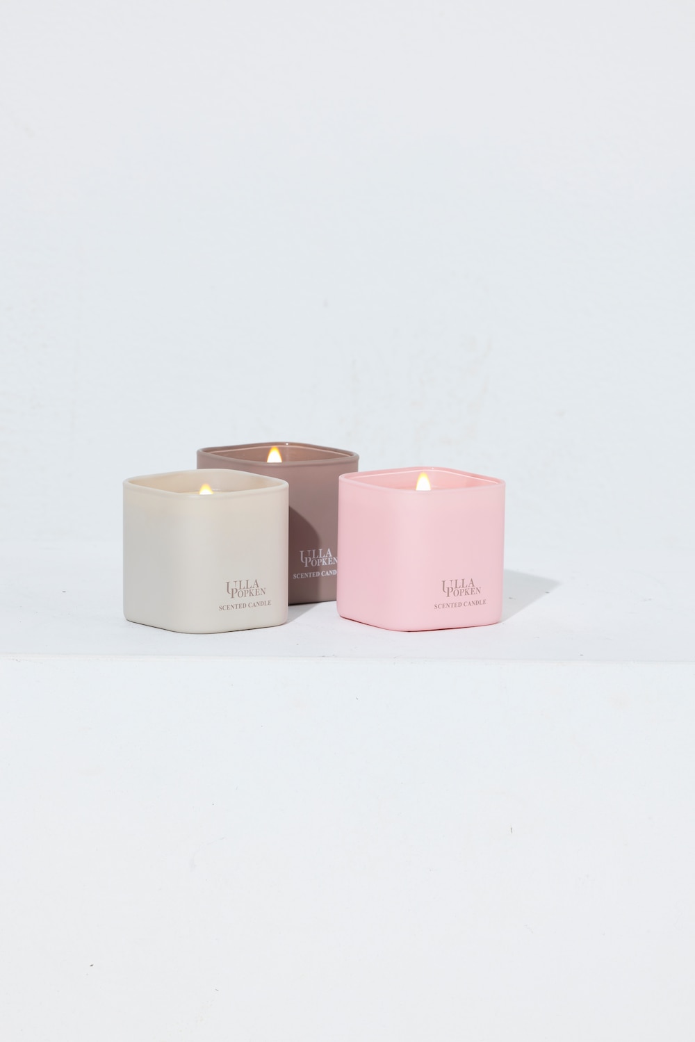 3er Set Duftkerze im Glas