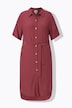 Eco Viscose Hi-Low Button Down Dress