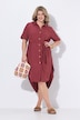 Eco Viscose Hi-Low Button Down Dress