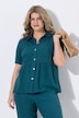 Eco Viscose Short Sleeve Peplum Blouse