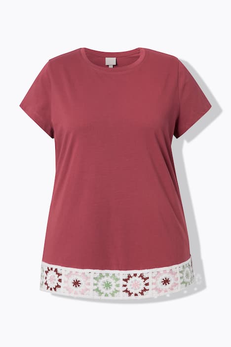 Eco Cotton Crochet Trim Tee