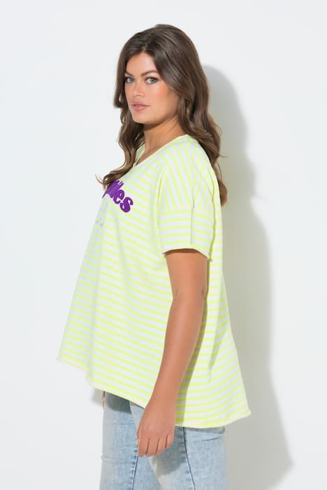 Ringelsweatshirt, Oversize, 1/2 Arm