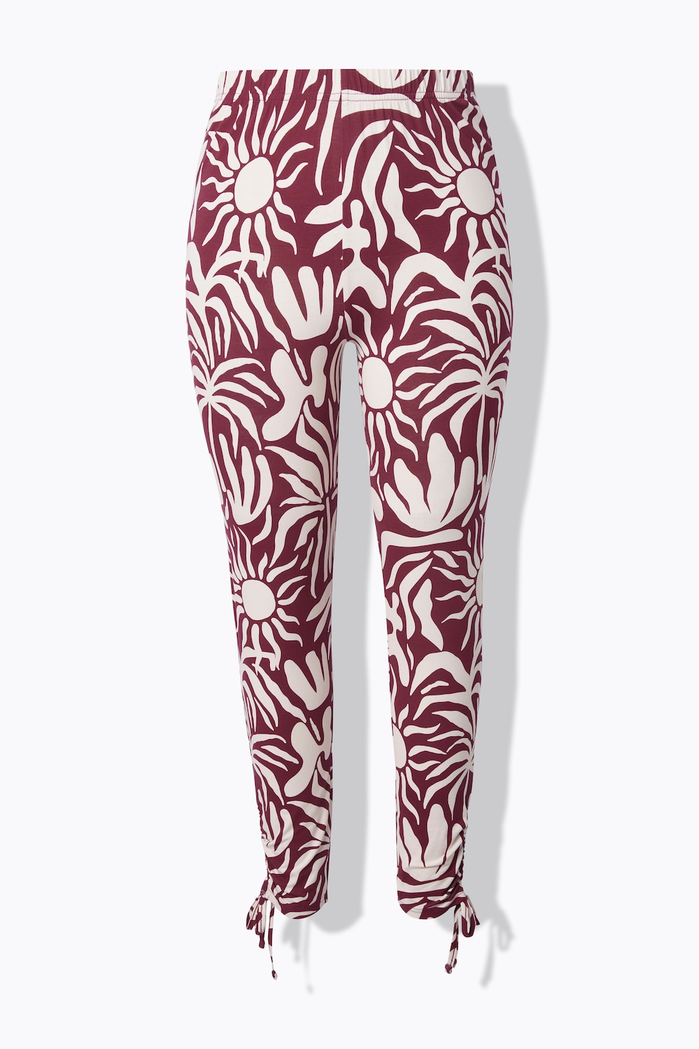 Stora storlekar Leggings, Dam, röd, storlek: 42/44, Bomull, Ulla Popken