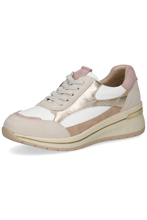 Kožení tenisky Caprice, zip, vyměnitelná stélka, šířka H