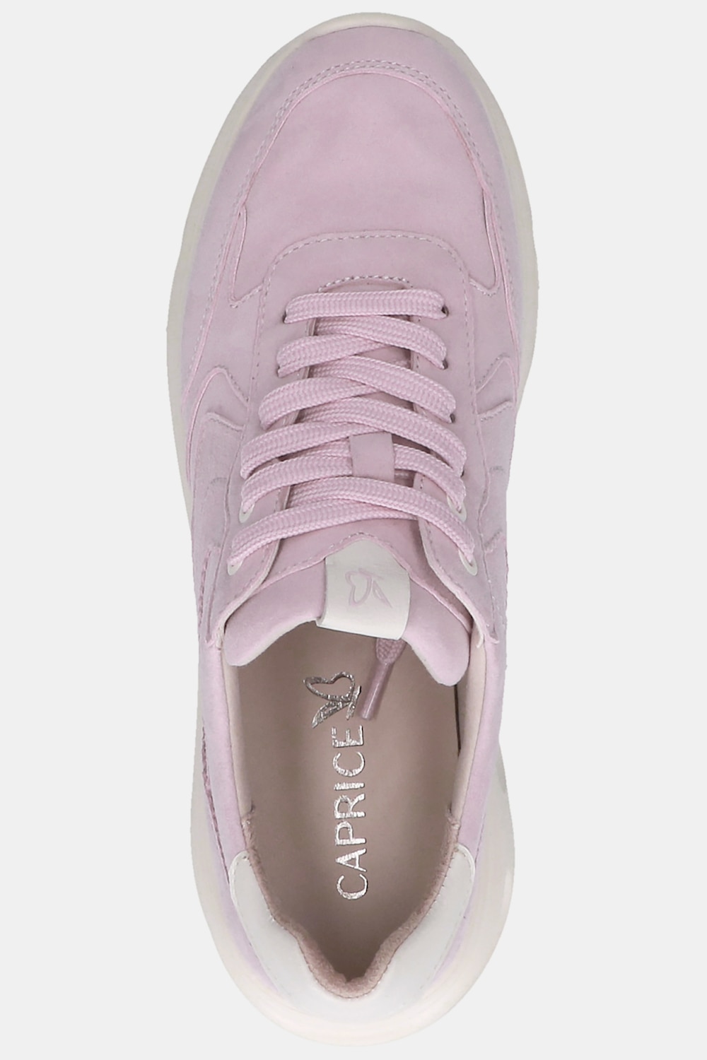 Stora storlekar Caprice skinnsneakers, Dam, rosa, storlek: 39, Läder/Annat, Ulla Popken