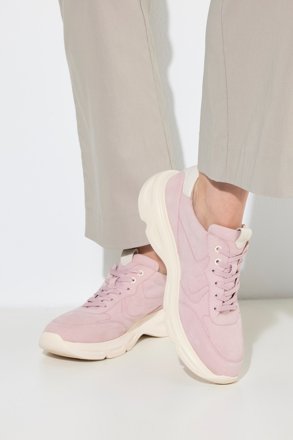 Caprice Leder-Sneaker, Wechselfussbett, Weite G