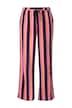 Kalhoty Rose, pruhy, široké nohavice, seersucker, elastický pas