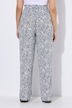Hose Rose, gemustert, weites Bein, Elastikbund