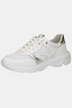Caprice leren sneaker, leermix, uitneembaar voetbed, wijdte G