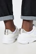 Caprice leren sneaker, leermix, uitneembaar voetbed, wijdte G
