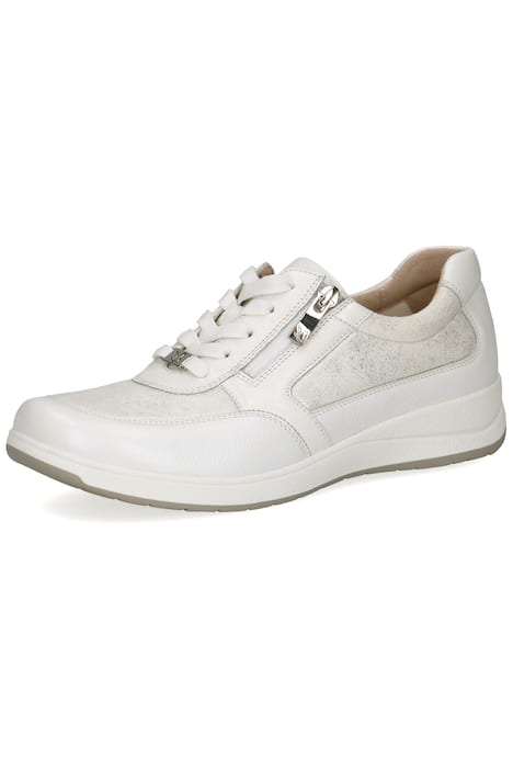 Kožené tenisky Caprice, zip, vyměnitelná stélka, šířka H