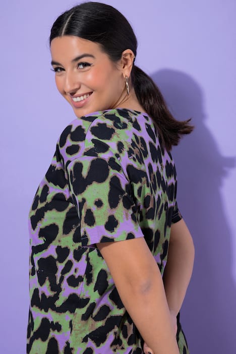 T-Shirt, Color-Leo, Halbarm