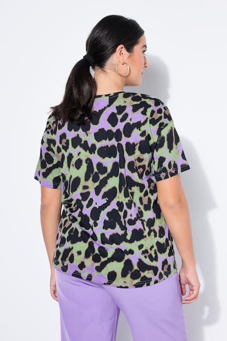 T-Shirt, Color-Leo, Halbarm