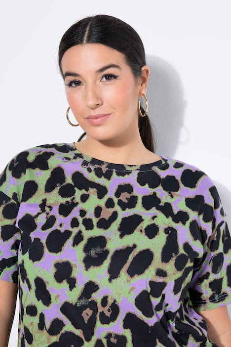 T-Shirt, Color-Leo, Halbarm