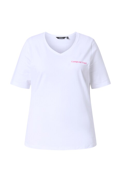 Tričko, Dolce Vita, klasický střih, V výstřih, polodlouhý rukáv