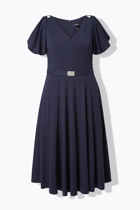 Flutter Cap Sleeve Gown#