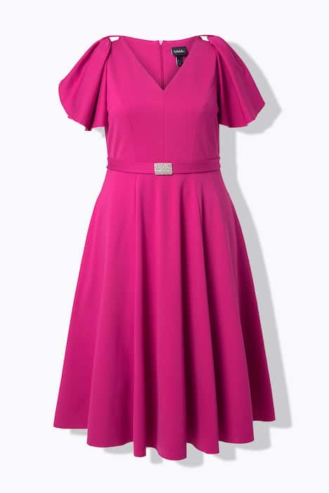 Flutter Cap Sleeve Gown#