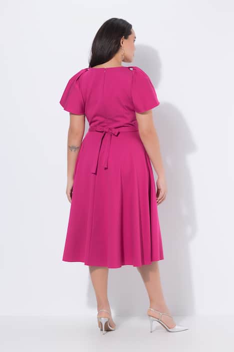 Flutter Cap Sleeve Gown#