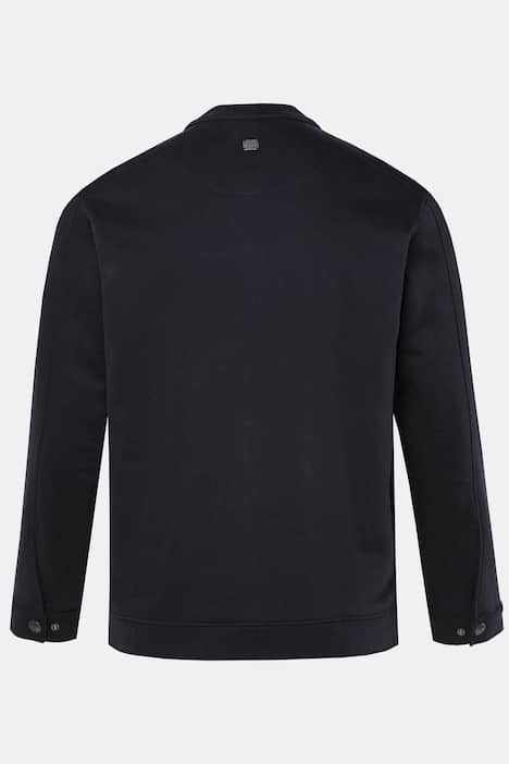 JP1880 Sweatjacke, Bikerjacke, Stehkragen, Zipper, bis 8 XL