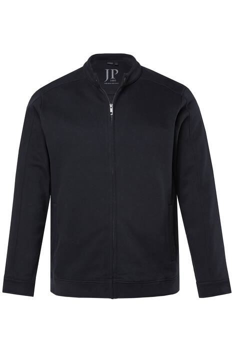 Mikina, motorkářský style, stojáček, zip, až 8XL