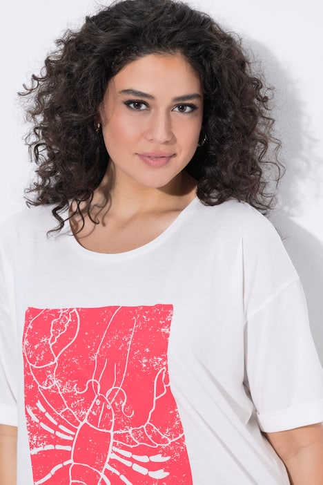 T-Shirt, Hummer, Rundhals, Halbarm, Modalmix