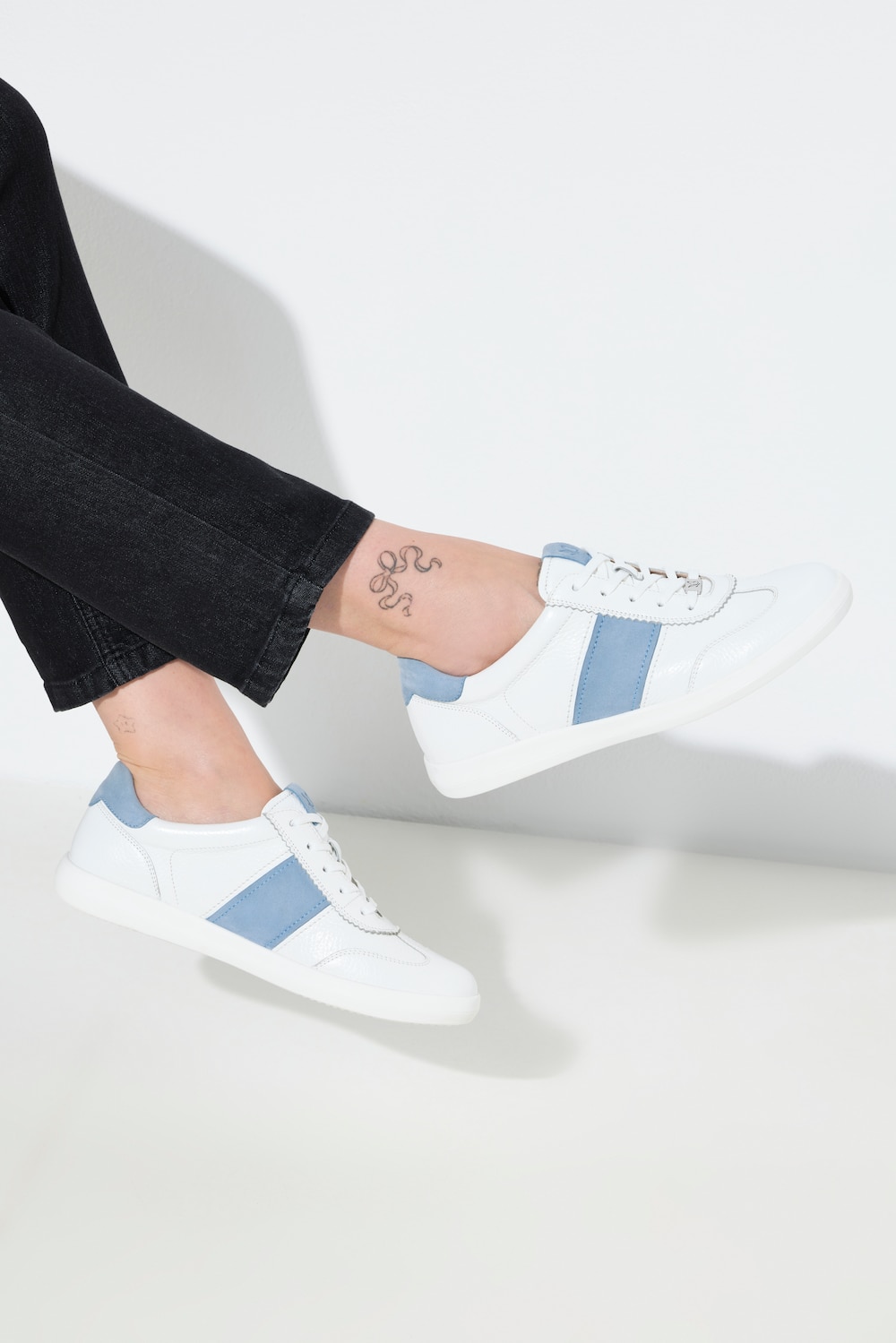 Caprice hertenleer-sneakers, uitneembaar voetbed, wijdte H