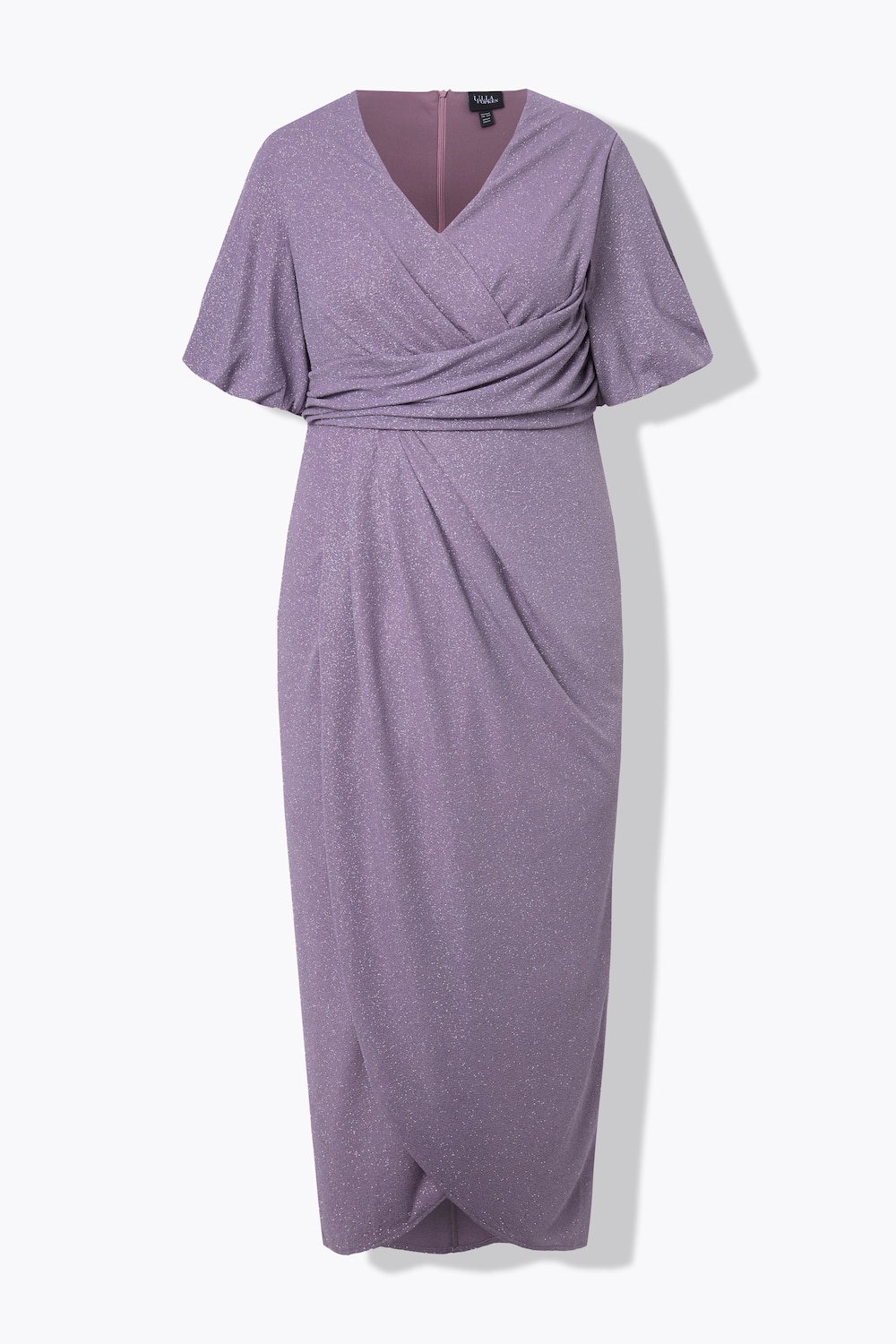 Stora storlekar Maxiklänning, Dam, rosa, storlek: 48, Polyester, Ulla Popken