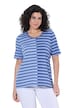 Tričko, pruhované, klasický střih, kulatý výstřih, polodlouhý rukáv, směs modalu