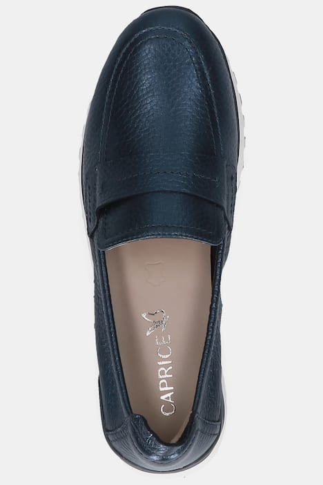 Caprice Hirschleder-Mokassins, Wechselfußbett, Weite G