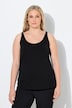 Podkoszulka, wąski krój, okrągły dekolt, bez rękawów