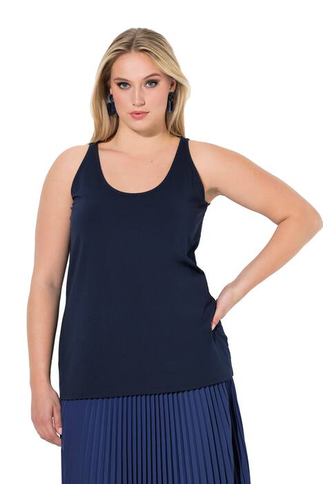 Tílko, úzký střih, kulatý výstřih, bez rukávů