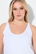 Podkoszulka, wąski krój, okrągły dekolt, bez rękawów
