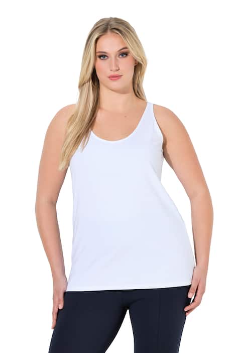 Tílko, úzký střih, kulatý výstřih, bez rukávů