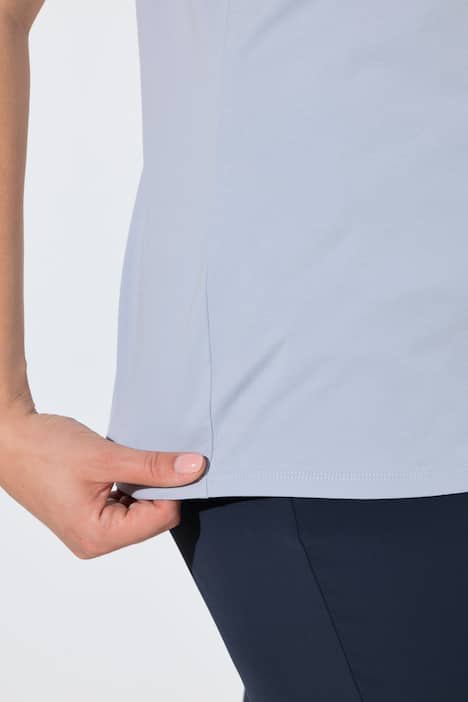 Podkoszulka, wąski krój, okrągły dekolt, bez rękawów