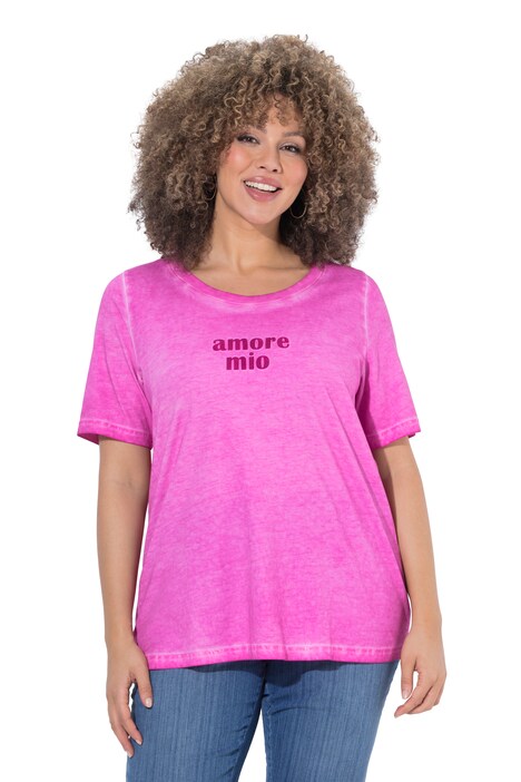 Tričko, Amore Mio, klasický střih, kulatý výstřih, polodlouhý rukáv