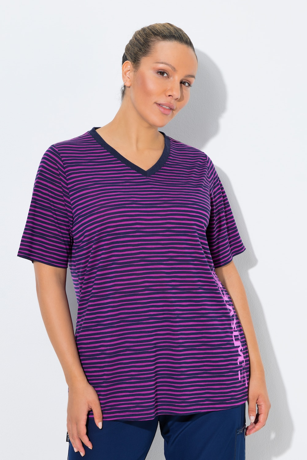 Große Größen Funktionsshirt, Damen, lila, Größe: 58/60, Polyester/Viskose, Ulla Popken