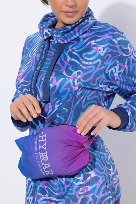 Regenjacke, leicht, wasserdicht, Kapuze, Zipptaschen