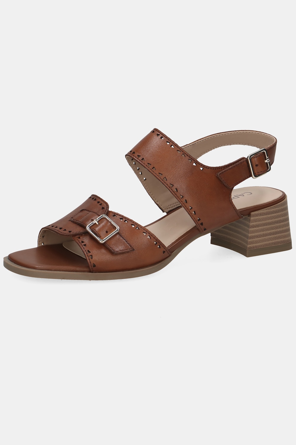 Caprice Leder-Sandaletten, Schnallen, Weite G