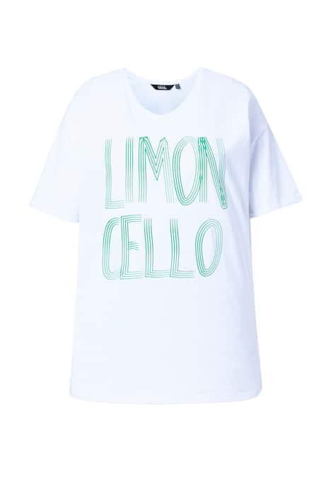 Tričko, Limoncello, volný střih, V výstřih, polodlouhý rukáv